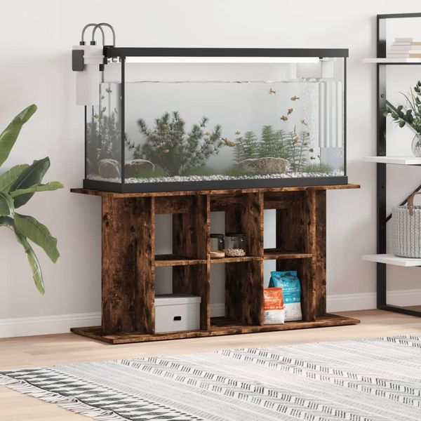 vidaXL Aquariumständer Räuchereiche 120 x 40 x 60 cm Holzwerkstoff 833596