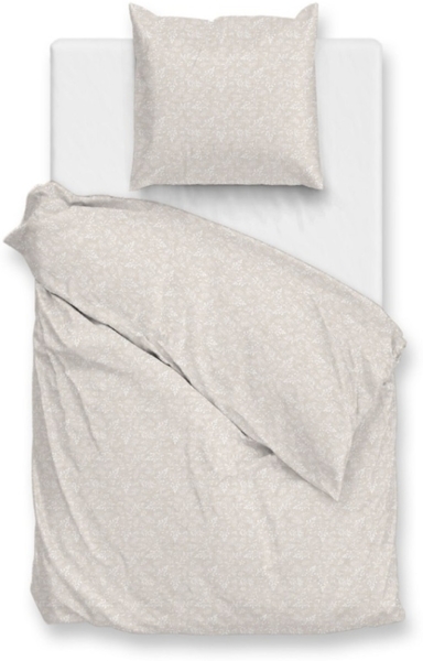 Zo! Home Cotton Bettwäsche 135x200 Petali di Lino Sandy Beige Miniblätter süß Bild 1