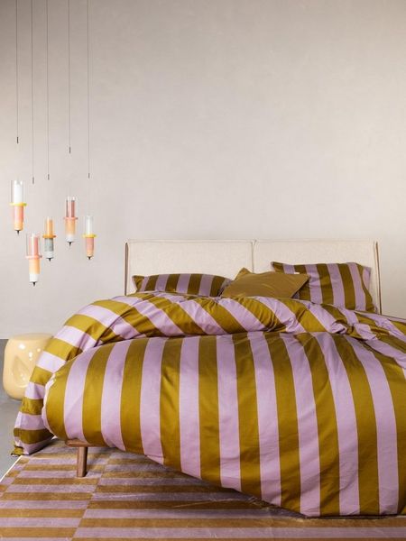 Essenza Bettwäsche Minte Stripe, Satin, 2 teilig, mit Streifen