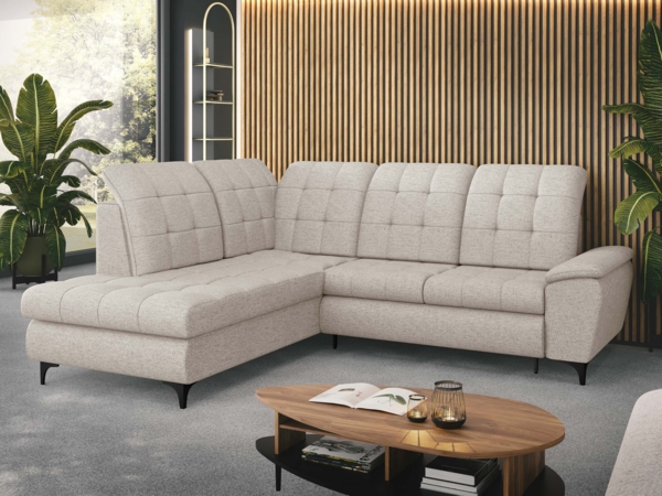 Ecksofa Ferulk (Farbe: Neve 03, Seite: Links)