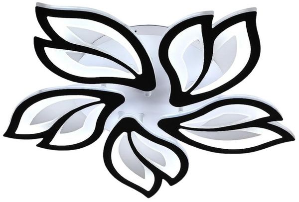Riserva Deckenleuchte LED Deckenleuchte dimmbar 45W Blumenform mit App und Fernbedienung, LED fest integriert