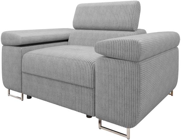 Sofa Torezio Cord I mit Einstellbare Kopfstützen (Poso 110)