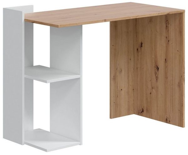 habeig Schreibtisch mit Regal Arbeitstisch Holzschreibtisch Kinderschreibtisch Tisch, 100cm breit