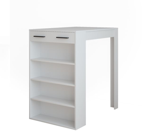 Bartisch Repose Weiß 67 x 100 cm Vicco