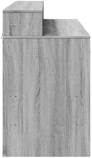 vidaXL LED-Schreibtisch Grau Sonoma 120x55x91 cm Holzwerkstoff 3309416 Bild 6