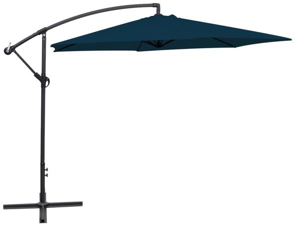 Sonnenschirm, Ampelschirm, Gartenschirm 3 m Blau