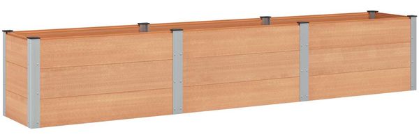 vidaXL Hochbeet Braun 300 x 50 x 54 cm 42039012