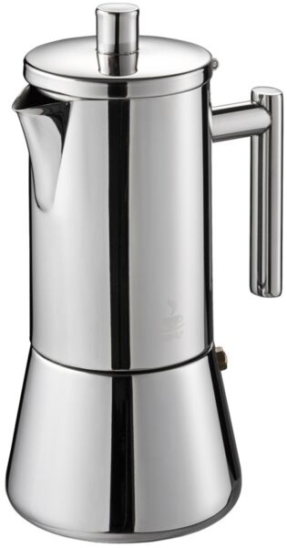 Gefu Nando 4 Tassen Espresso 4 TZ Druckkaffeemaschine aus Stahl