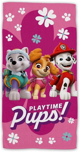 PAW PATROL Strandtuch Baumwolle Strandtuch Frottee Badetuch mit Premium Druck, 70x140 cm