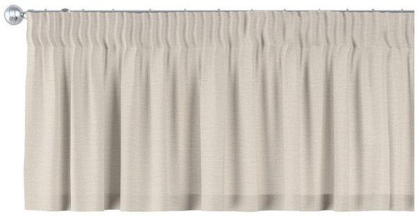 Dekoria Vorhang mit Kräuselband 130 x 40 cm, Leinen
