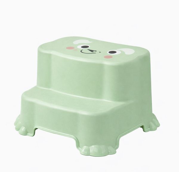 Kinder Tritthocker Trittstufe Hocker Kunststoff Grün rutschfest