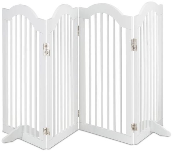 Weißes Absperrgitter 92 cm hoch 10039212