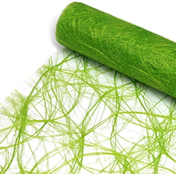 DecoHomeTextil Heimtextilmanufaktur Tischläufer Deco Netz Tischband Dekoration Dekor Breite 30cm Farbe+Länge wählbar