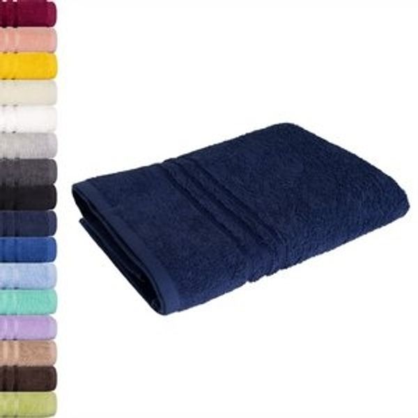 Saunatuch 80x200 cm, Frottierserie Elena, Navy Bild 6