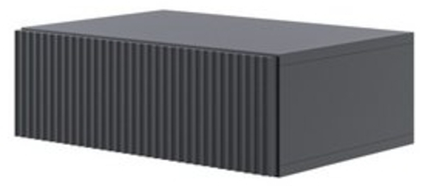 Selsey 'Veldio' Nachtkonsole mit Schublade, schwarz, ca. 17 x 50 x 36 cm Bild 6