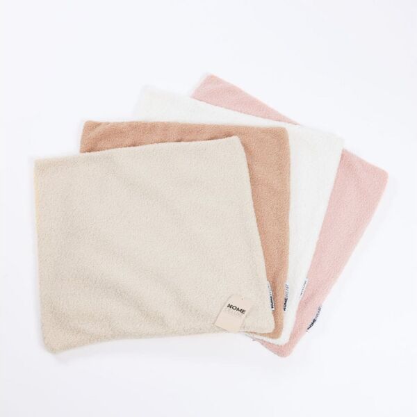 HOME DELUXE Bouclé Kissenbezug PELO - Beige