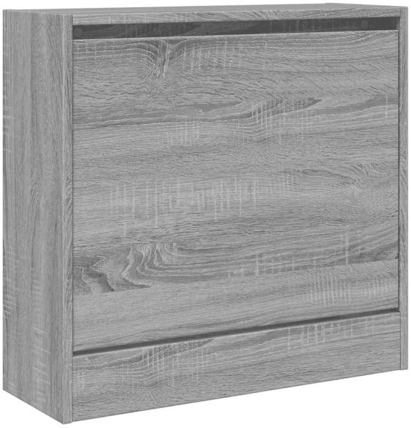 vidaXL Schuhregal Grau Sonoma 60x21x57 cm Holzwerkstoff 839887 Bild 4