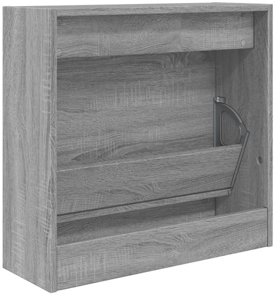 vidaXL Schuhregal Grau Sonoma 60x21x57 cm Holzwerkstoff 839887 Bild 7