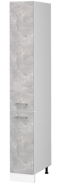 Hochschrank R-Line Beton 30 cm mit Türen Vicco