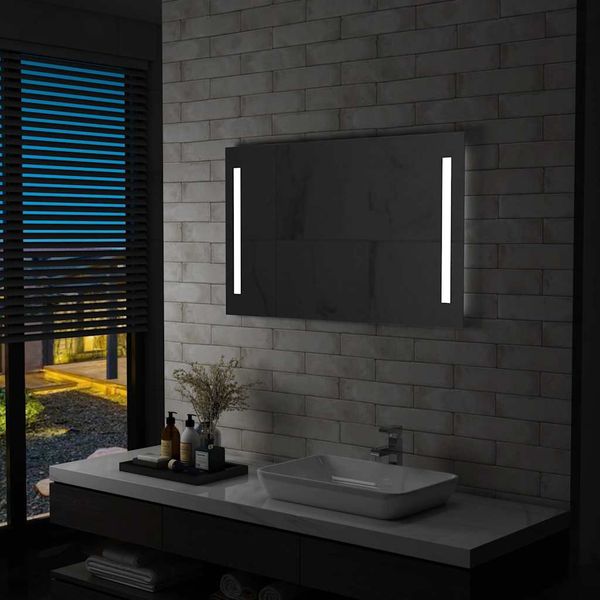 Badezimmerspiegel | Wandspiegel mit LEDs 100x60 cm SH192