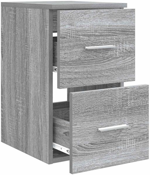 vidaXL Badezimmerschrank Inzwischen Grau Sonoma 30 x 35 x 50 cm 890363 Bild 4