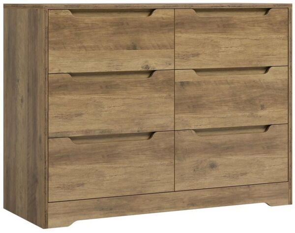 HOMECHO Kommode, mit Schubladen Schubladenschrank Komodenschrank Schlafzimmer