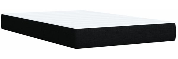 vidaXL Boxspringbett mit Matratze Schwarz 120x190 cm Stoff 3292743 Bild 9
