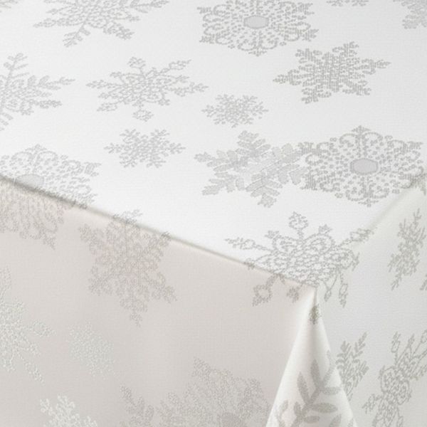Beautex Tischdecke Lurex Tischdecke Weihnachten, Silber Gold glänzend, Weihnachtstisch (1-tlg)