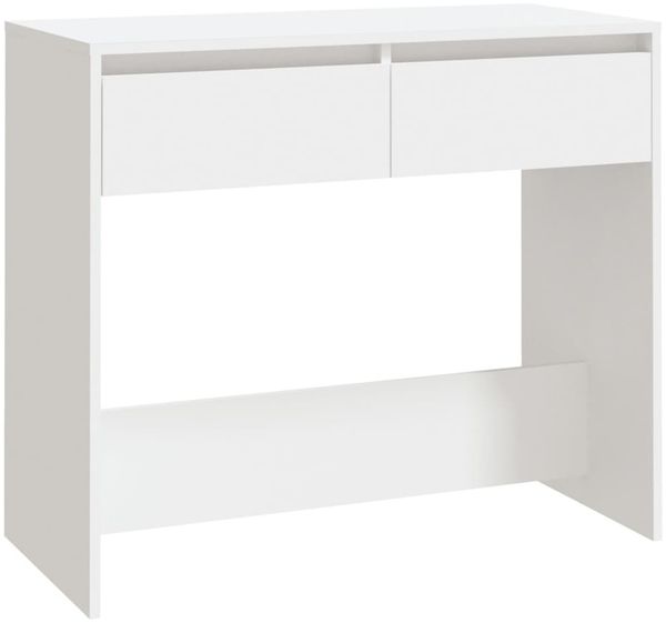 Konsolentisch, Beistelltisch, Konsole Weiß 89x41x76,5 cm Holzwerkstoff