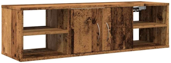 vidaXL Wandschrank Altholz-Optik 101x30x29 cm Holzwerkstoff 856488