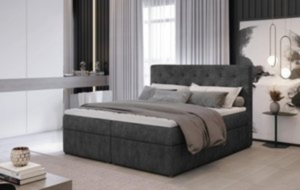 Best for Home Boxspringbett Loree mit Bettkasten Bonellfederkern inkl. 4 cm Topper (140x200 160x200 180x200 cm), Lieferung bis in die Wohnung,TOP Preis-Leistungs-Verhältnis Bild 6