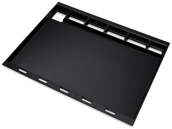 Weber Plancha Vollformat für Spirit 300 und Searwood Serie - gleichmäßige Hitze, große Fläche für Fleisch, Fisch und Gemüse – Schwarz (6790)