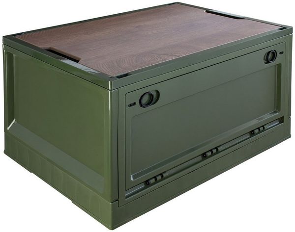 Trucky Faltbox Storage Box 45 L Camping Klappbox Klappkiste faltbar 50x35x29 cm Grün
