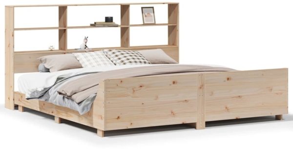 vidaXL Massivholzbett ohne Matratze 180x200 Kiefernholz 3323680