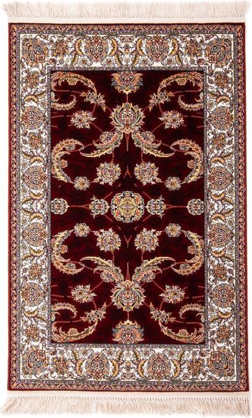 Orientteppich »Mahnush« 150 x 100 cm - dunkelrot