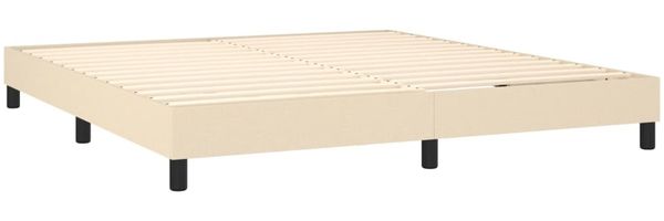 Boxspringbett Creme 180x200 cm Stoff [3120537] Bild 4