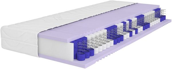 Taschenfederkernmatratze NEUHEIT: Lasse, 7 Zonen Matratze 90x200, 140x200 cm, langlebige Qual, Älgdröm, 22 cm hoch, Matratze H2, H3 & H4, atmungsaktiv, Hausstauballergiker geeignet