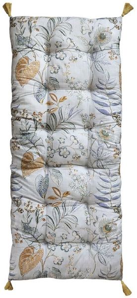 Chic Antique - Liegestuhl Auflage Polster 180x70cm Blumenmuster Opal 16103506