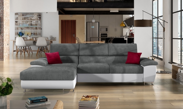 Ecksofa Cotere Mini (Soft 017 + Uttario Velvet 2971 + Kronos 02, Seite: Links)