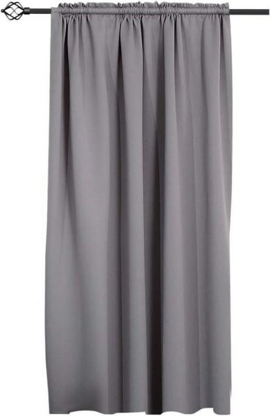 Woltu Gardine, (1 St), blickdicht, Blickdicht mit Kräuselband für Schiene, 250 g/m²