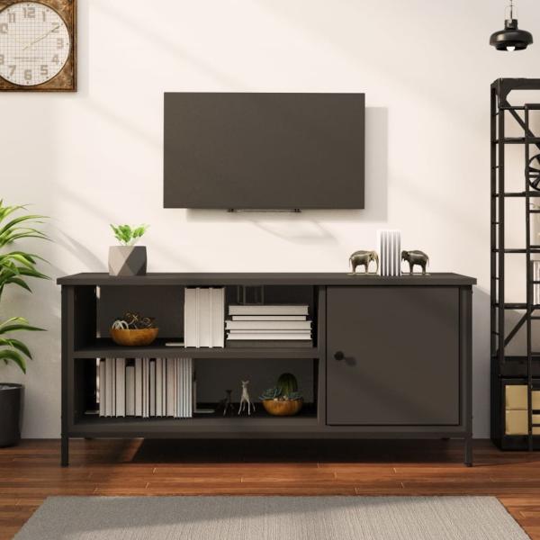 vidaXL TV-Schrank Schwarz 100x40x45 cm Holzwerkstoff 826300