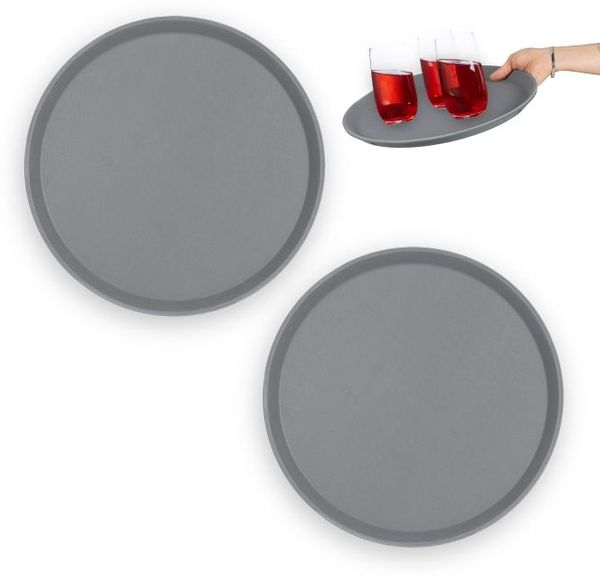 Rundes Serviertablett 2er Set 35 cm 10049762