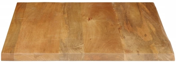 vidaXL Tischplatte mit Baumkante 60x60x3,8 cm Massivholz Mango 370594 Bild 3