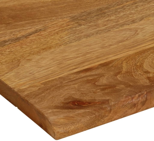 vidaXL Tischplatte mit Baumkante 60x60x3,8 cm Massivholz Mango 370594 Bild 5