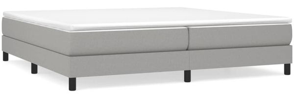 vidaXL Polsterbett, Stoff, 25,0 cm, Hellgrau, 200x200 cm Bild 2