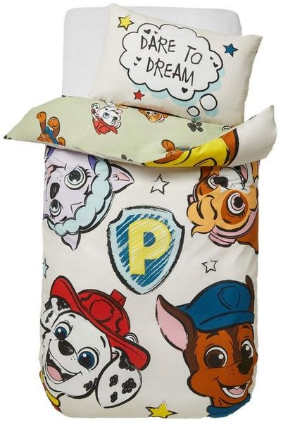 Next Bett-Set Bettbezug und Kissenbezug „PAW Patrol“, Bezug: Polyester, Baumwolle