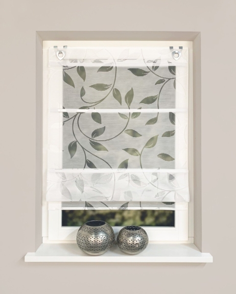 Home Wohnideen Magnetrollo Bambus 130 x 60 cm weiß