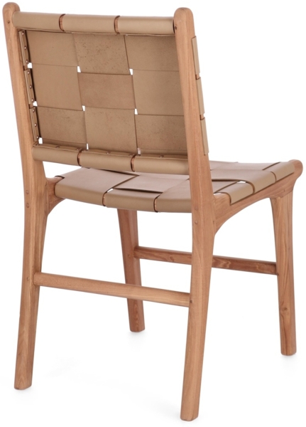 Esszimmerstuhl Joanna aus Leder, Taupe Bild 4