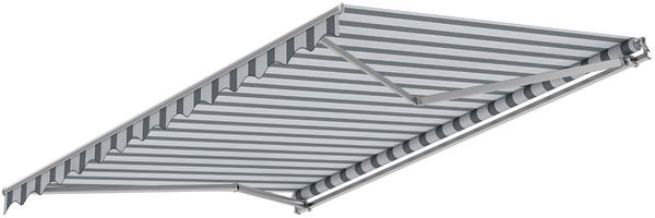 Spettmann STAR FIX Gelenkarmmarkise Kurbel 250x200 cm Silber Anthrazit Grau Bild 2