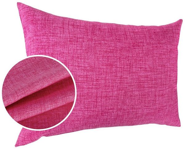 ANRO Dekokissen Kissenhülle MIT oder OHNE Füllung Kissenbezug Zierkissen, Kissenhülle in 30x50cm ohne Füllung Fuchsia